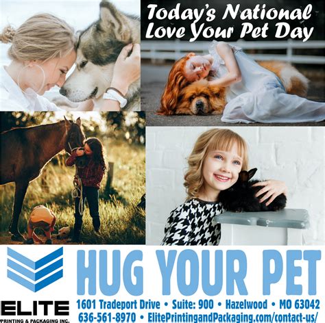 National Love Your Pet Day! - Elite Printing & Packaging