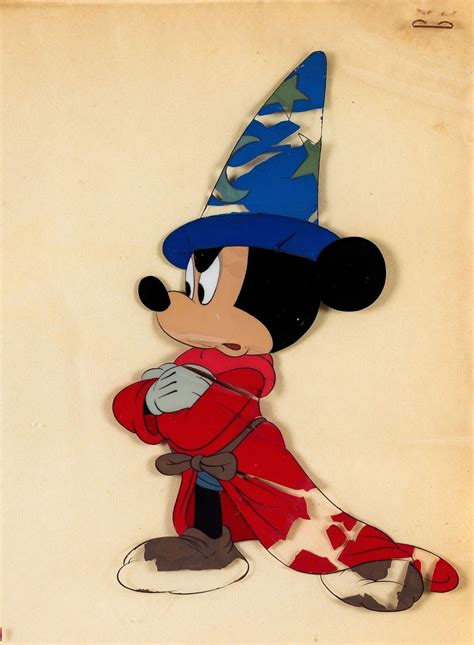 Mickey Mouse The Sorcerers Apprentice Animation Cel Disney Art