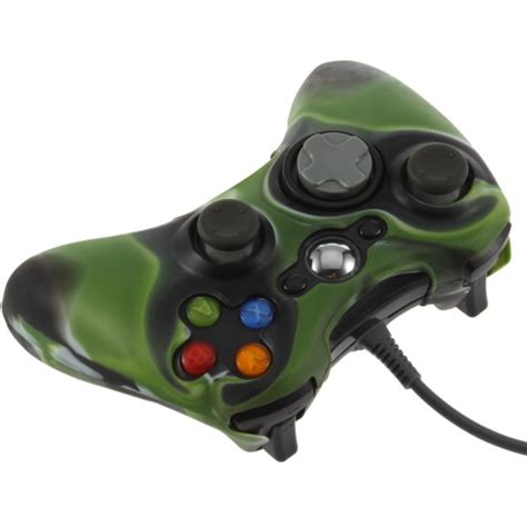 Army Camouflage Silicone Cover Case Skin For Xbox 360 Wireless