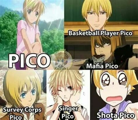Find and save boku no pico memes | when something is so, bad. Hahaha PICO IS EVERYWHERE. | Anime funny, Yandere anime ...