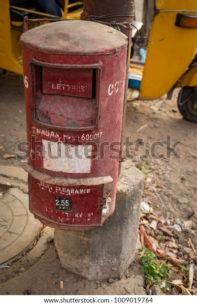 Indian Post Box Chennai India Stock Photo 1009019764 Shutterstock