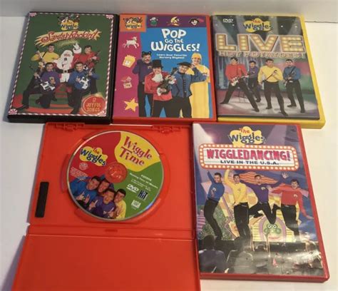 The Wiggles Dvd Lot Of 5 Dvds Pre Owned Various Titles Live Hot
