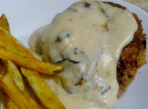 The more you fuss hamburger meat, the tougher it will become when cooked. Country Fried Hamburger Steaks With Gravy Recipe - Food.com