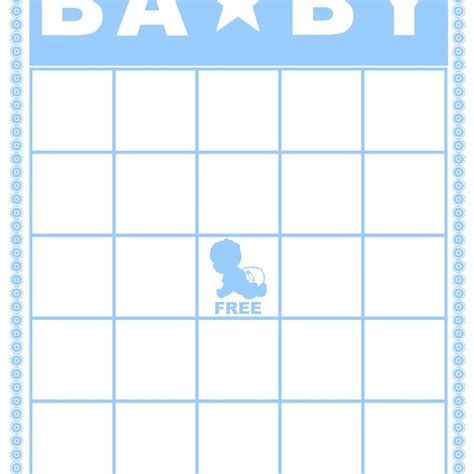 Free Printable Baby Cards Templates Of Blank Baby Shower Bingo Cards