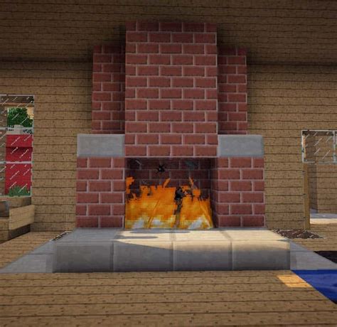 Fireplace Design Minecraft Fireplace World