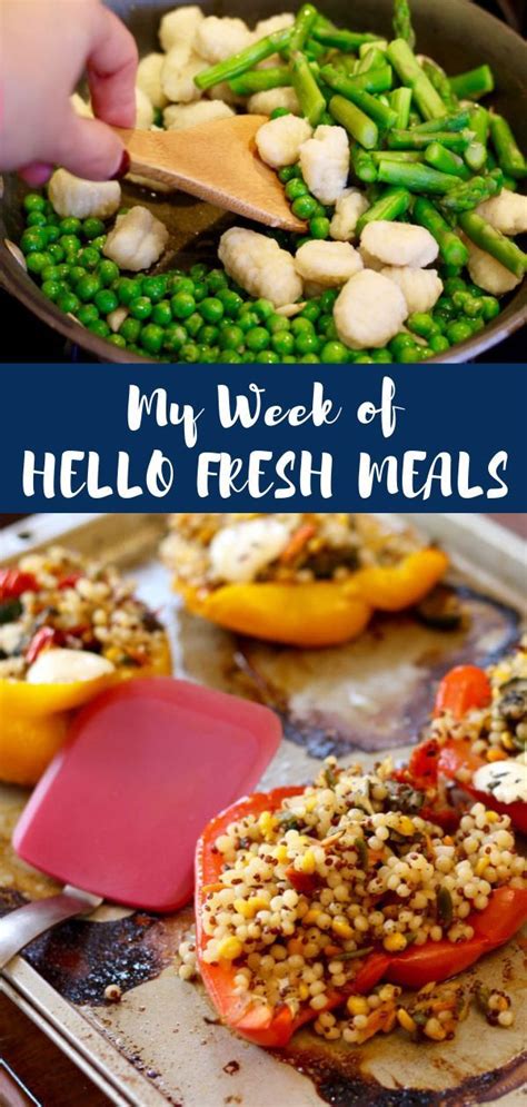 My Week Of Hello Fresh Vegetarian Recipes Plant Based With Amy