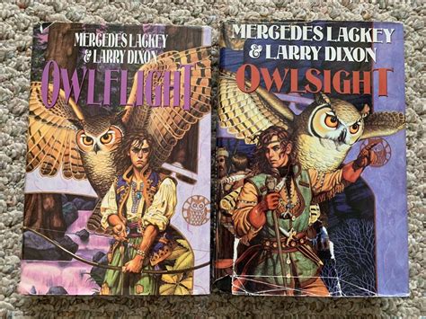 2 Valdemar Books Mercedes Lackey ~ Owlflight Owl Flight Owlsight Sight
