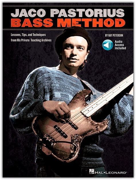 jaco pastorius bass method songbook and cd package tab hal leonard 0073999955705 amazon