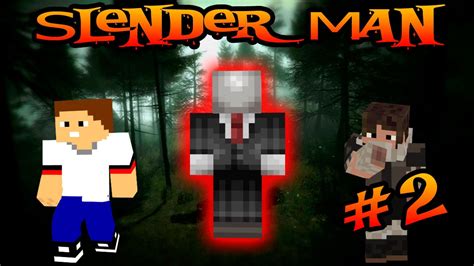 Minecraft Machinima Слендер Мен Slender Man 2 серия Youtube