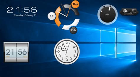 How To Add Clock On Windows 10 Desktop