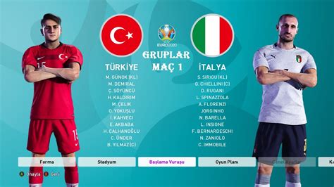 Ayrıca takımımız i̇zlanda'ya yenilse bile son maçta. TÜRKİYE - İTALYA | EURO 2020 Grup Maçı 1 | Türkiye EURO 2020 Yolunda | PES 2020 EURO 2020 - YouTube