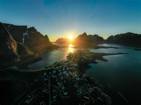Premium Photo Panorama Lofoten Is An Archipelago In The County Of
