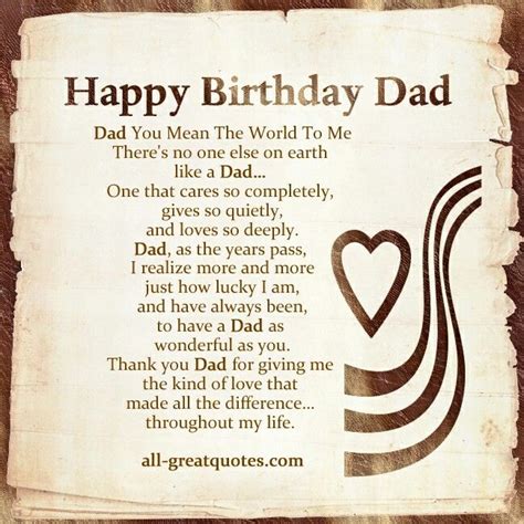 Happy Birthday Dad From Daughter Short Quotes Shortquotescc