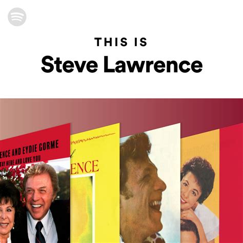 This Is Steve Lawrence Spotify Playlist
