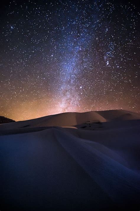 Starry Desert Nights Magical Sky Wonders Of The World Moonlit Sky