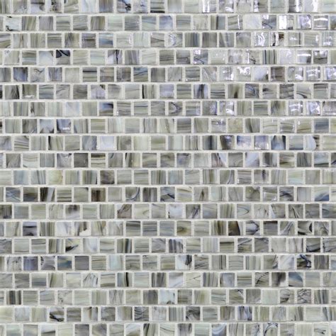 Strata Iridescent 58 X 58 Glass Mosaic Tile Murrine Mosaics Aquablu Mosaics