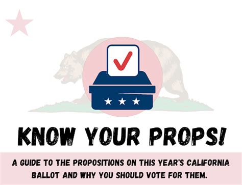 Know Your Props A Guide To The Propositions On This Years California