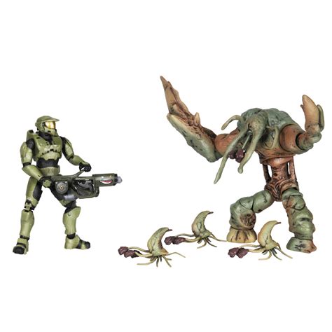 Halo Action Figure Pack Master Chief Vs Flood Jazwares