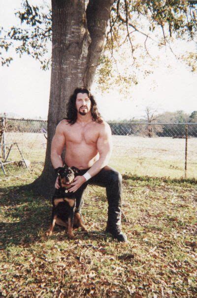 Jeff Bearden As Tiger Steele Me With My Dog Karma Tigersteele Big