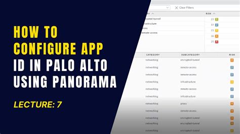 Lecture How To Configure APP ID In Palo Alto Using Panorama Palo Alto Firewall YouTube