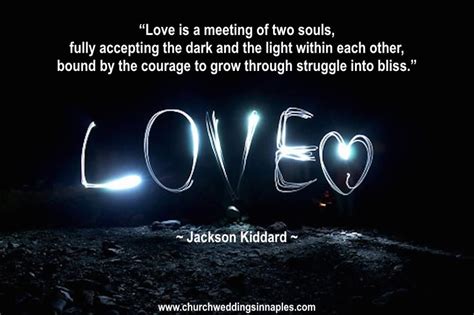 Love Is A Meeting Of Two Souls Fully Accepting The Dark And The Light