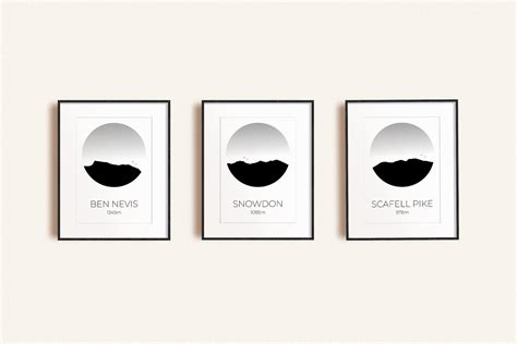 National Three Peaks Vertical Art Print In From The Wild