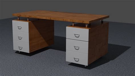 Modeling A Desk With Blender Youtube