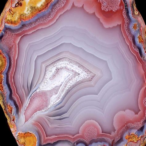 Agate Slice Texture 17 Painting By Aloke Design Fine Art America