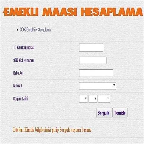 Bu hizmet kullanılarak, 4/a güvencesine sahip emekliler, güncel aylık bilgisi durumunu görüntüler. Emekli Maaşı Hesaplama indir - Android - Emekli maaşı ...