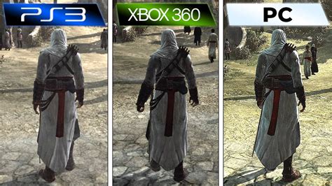Assassin S Creed 1 2007 PS3 Vs XBOX 360 Vs PC Graphics FPS Loading