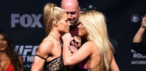 UFC On FOX Fight Highlights Video Paige VanZant Pummels Felice