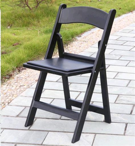 Wooden black folding chair chairs. CHAIR FOLDING BLACK RESIN Rentals Portland OR, Where to ...