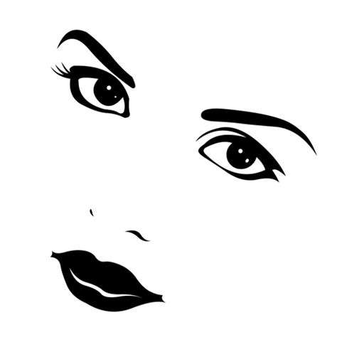 Girl Face Vector At Getdrawings Free Download