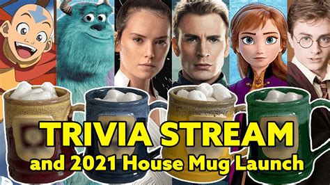 All Fandoms Trivia Night And House Mug Launch Live Stream Youtube