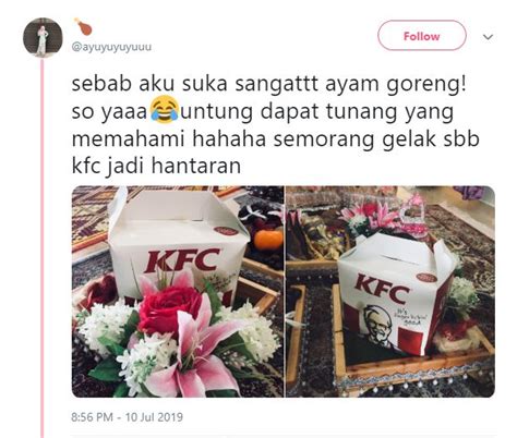 Hehe.jadi lah.t nikah pon kalau boleh nak barang hantaran yang simple2 jugak tapi bermakna.(^_^) VIDEO "Suka sangat ayam goreng!!" Gadis Ini Terima ...