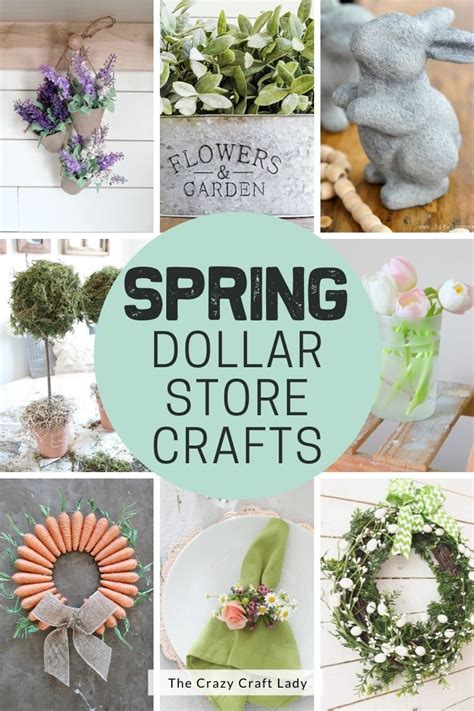 17 Beautiful Spring Dollar Store Crafts The Crazy Craft Lady