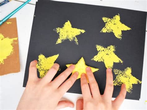 Easy Star Craft For Kids Creative Star Painting Ideas Made With Happy