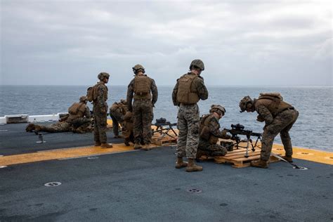 Dvids Images 13th Meu Marines Conduct Machine Gun Deck Shoot Image