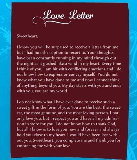 The Sexiest Word You Can Say To Him With Images Sweet Love Letters Love Letter To