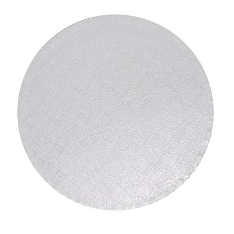 Ocreme Round White Cake Drum Board 18 X 12 High Pack Of 5 Ocreme