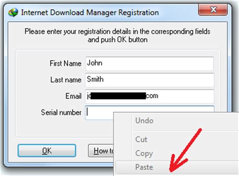 Idm 6.38 build 25 features key: I do not understand how to register IDM with my serial number. What should I do?