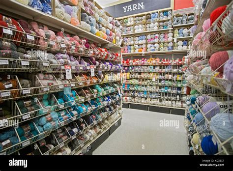 A wide variety of yarns for sale at Michaels, an arts & crafts store in