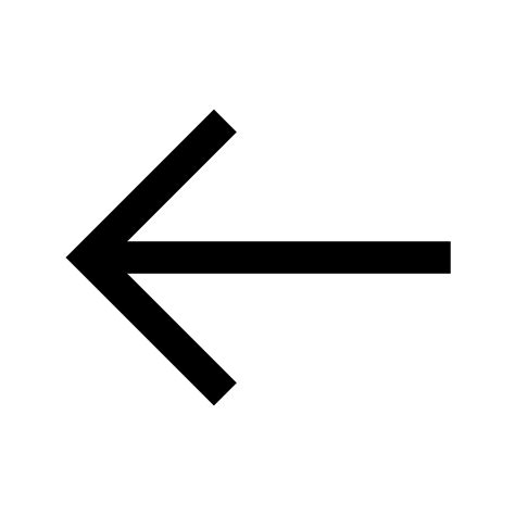 Left Arrow Symbol Printable