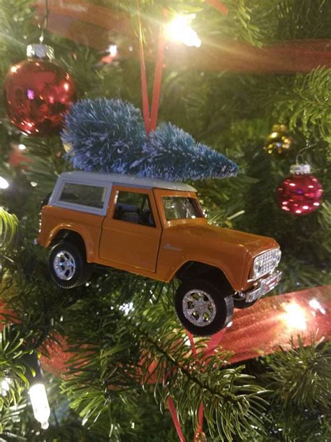 Ford Bronco Christmas Ornament And Tree Etsy