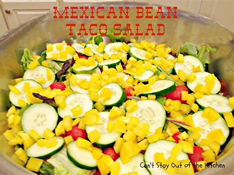 Mexican Bean Taco Salad Recipe Pix Can T Stay Out Of The Kitchen