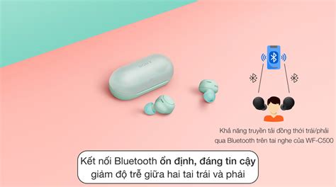 Tai Nghe Bluetooth True Wireless Sony Wf C500 Giá Rẻ Chính Hãng