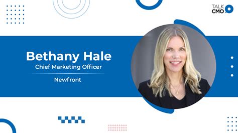 Newfront Appoints Bethany Hale As Chief Marketing Officer Global Trends News And Innovations
