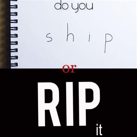 Ship It Or Rip It Quiz
