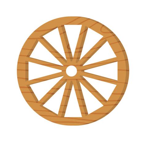 290 Wooden Cart Wheel Stock Illustrations Royalty Free Vector