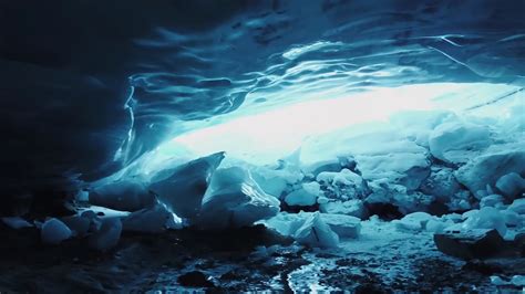 Exploring Inside An Ice Cave 4k Youtube